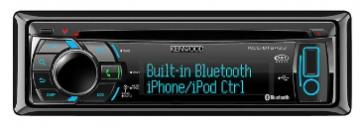 Kenwood CD/MP3 Receiver with Built-In Bluetooth